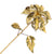 Metallic Gold Poinsettia Stem