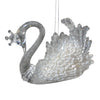 Clear Royal Swan Ornament