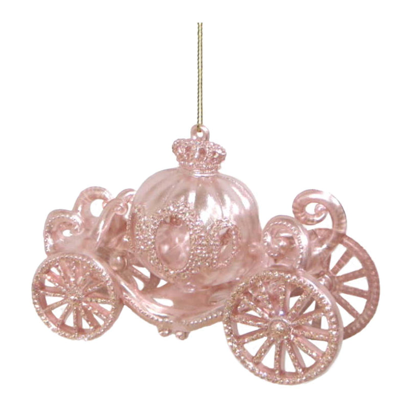 Pearl Pink Carriage Ornament