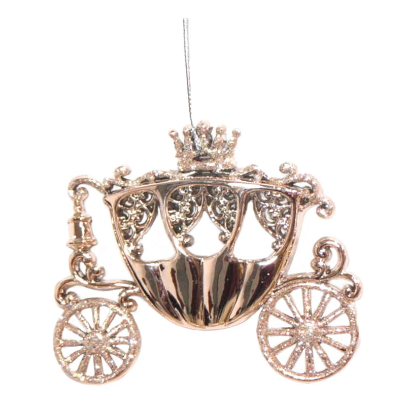 Rose Gold Carriage Ornament