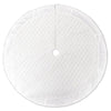 Ivory Quilted Velvet Tree Skirt