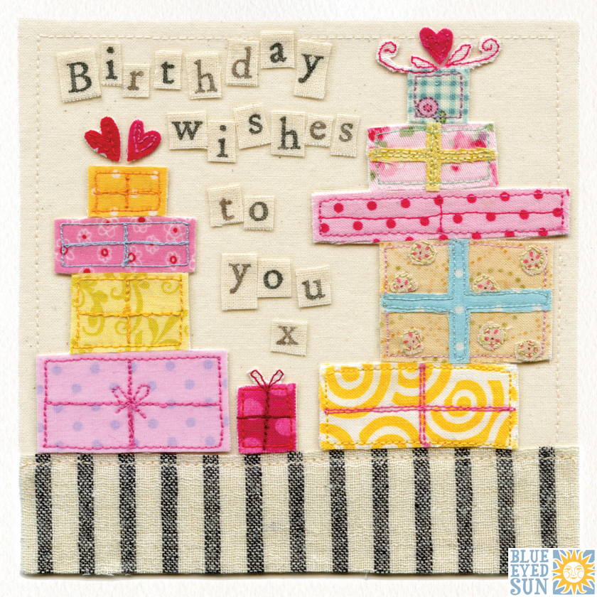"Birthday Wishes to You" Presents Greeting Card | Putti Fine Furnishings 