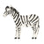 Meri Meri Safari Zebra Die Cut Paper Napkins