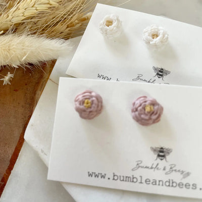 Peony Stud Earrings