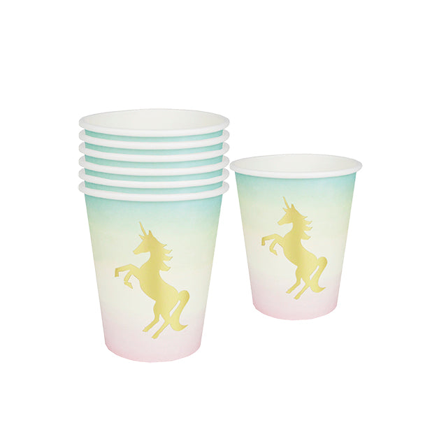  "We Heart Unicorns" Paper Cups, TT-Talking Tables, Putti Fine Furnishings