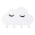  Sleepy Eyes Metal Cloud Wall Hook, BV-Bloomingville, Putti Fine Furnishings