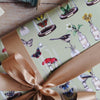 Sophie Brabbins The Botanist's Study Gift Wrap Sheet | Putti Fine Furnishings