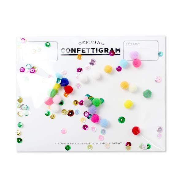 Inklings Paperie - Pom Poms Confettigram | Putti Fine furnishings Canada