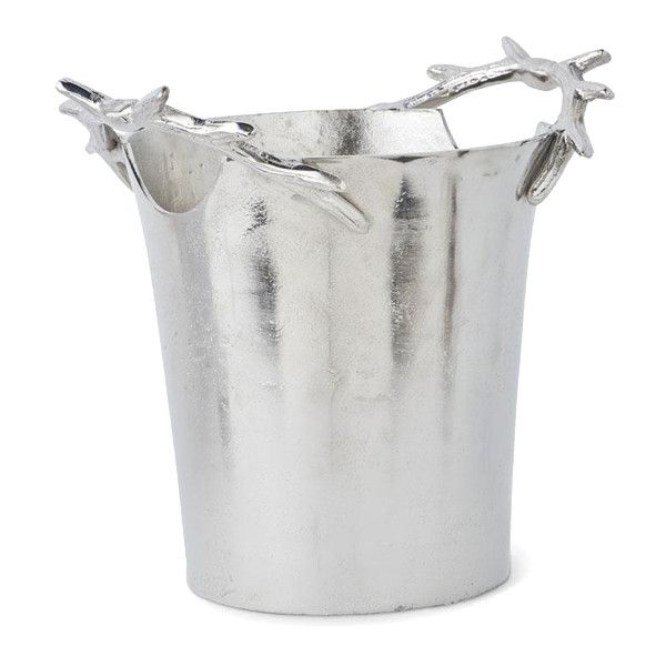 Silver Antler Wine Cooler - Putti Fine Furnishings 