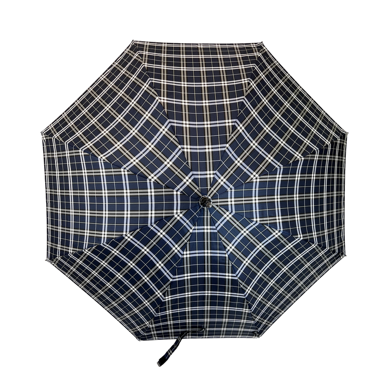 Everyday Tartan Stick Umbrella - Blue