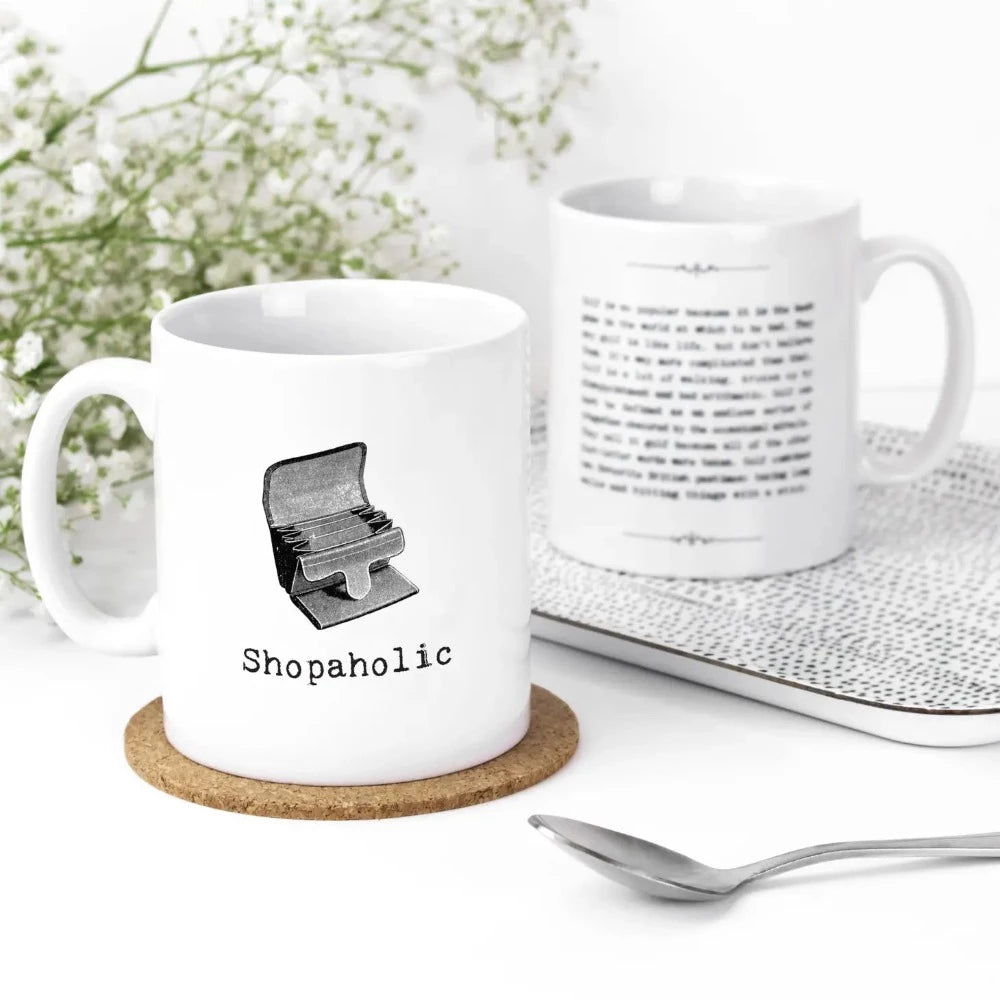 "Shopaholic" Gift Boxed Mug