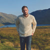 Merino Wool Aran Sweater - Cream