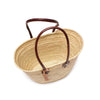 French Baskets Straw Bag with Long Shoulder Strap - Large