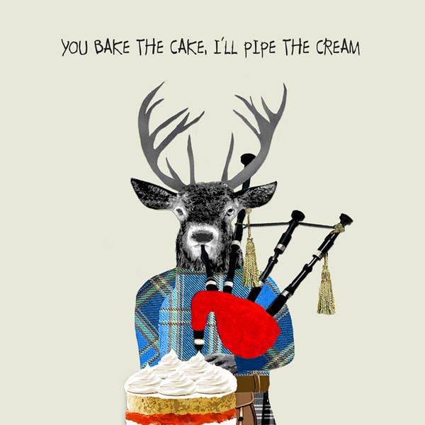 Bagpipes Greeting Card | Putti Celebrations 