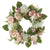 Pink Rose and Hydrangea Wreath | Putti Fine Furnishings Canada