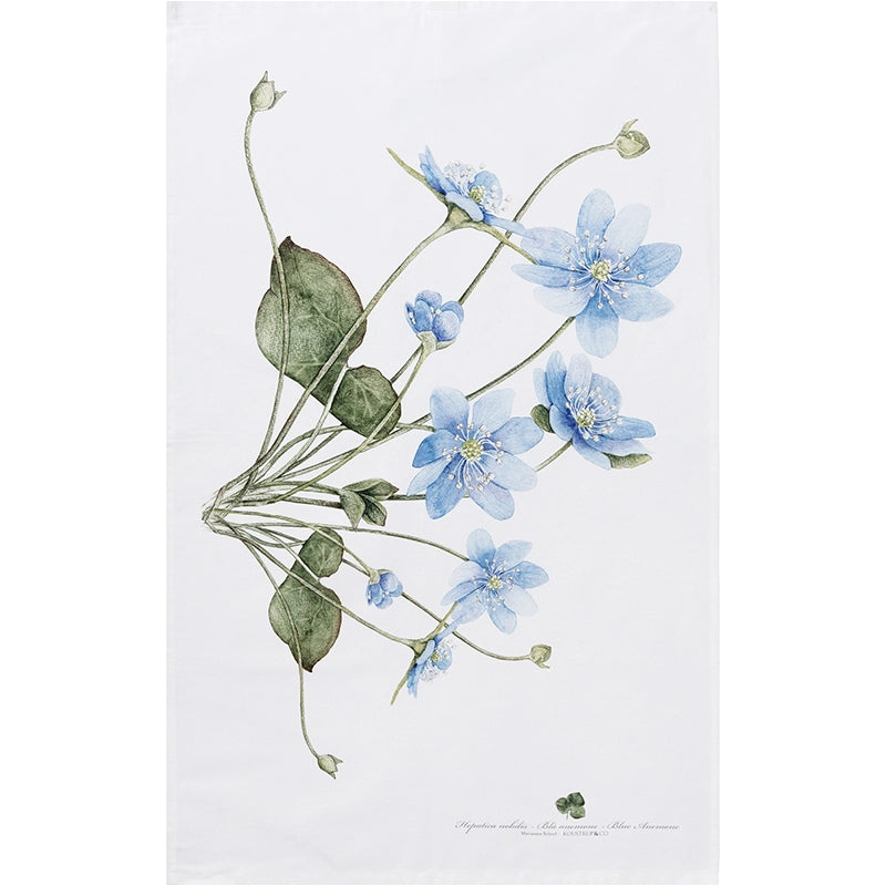 Anemone Organic Tea Towel | Putti Fine Furnishings Canada 