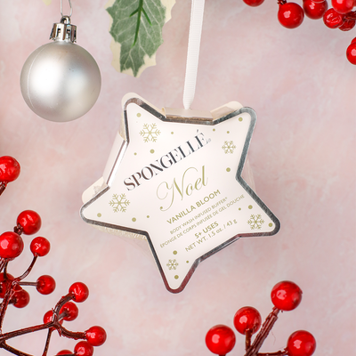 Spongellé - Vanilla Bloom Holiday Star Body Buffer