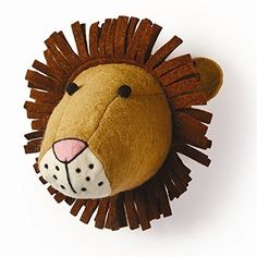  Felt Safari Trophy head - Lion, TC-Two's Company, Putti Fine Furnishings