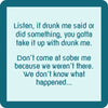 Drinks on Me coasters - Drunk Me | Putti Fine Furnishings Canada