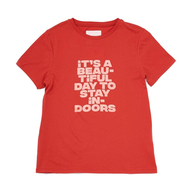 ban.do "It's a Beautiful Day to Stay In Doors" T Shirt