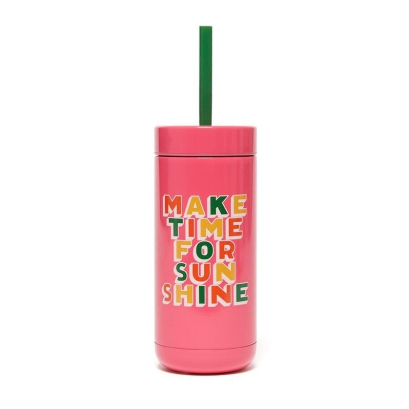 ban.do Stainless Steel Thermal Mug "Make time for sunshine" | Putti 