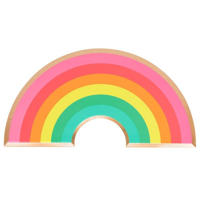 Rainbow Shaped Paper Plates