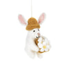 "Darcy" Bunny Felt Ornament