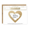 Inklings Paperie - Gold Telegram Scratch-off Card