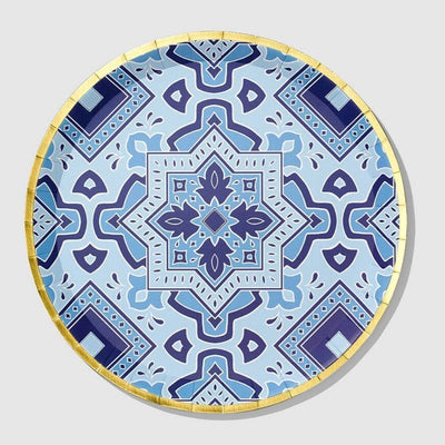 Amalfi Blues Large Plates | Putti Fine Furnishings Canada