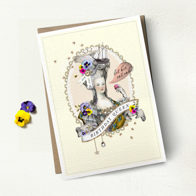 Stephanie Davies "Birthday Queen" Greeting Card | Putti Celebrations 