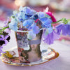 Floral Teacup & Saucer Set - 12 Pack