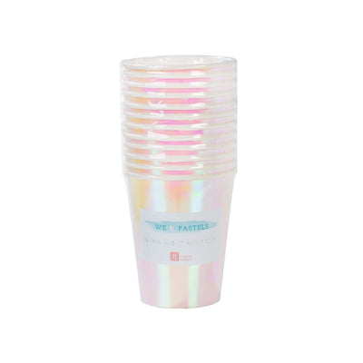 Arriving Soon! "We Heart Pastel" Iridescent Paper Cups -  Party Decorations - Talking Tables - Putti Fine Furnishings Toronto Canada - 3