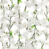 White Silk Cherry Blossom Flower Garland