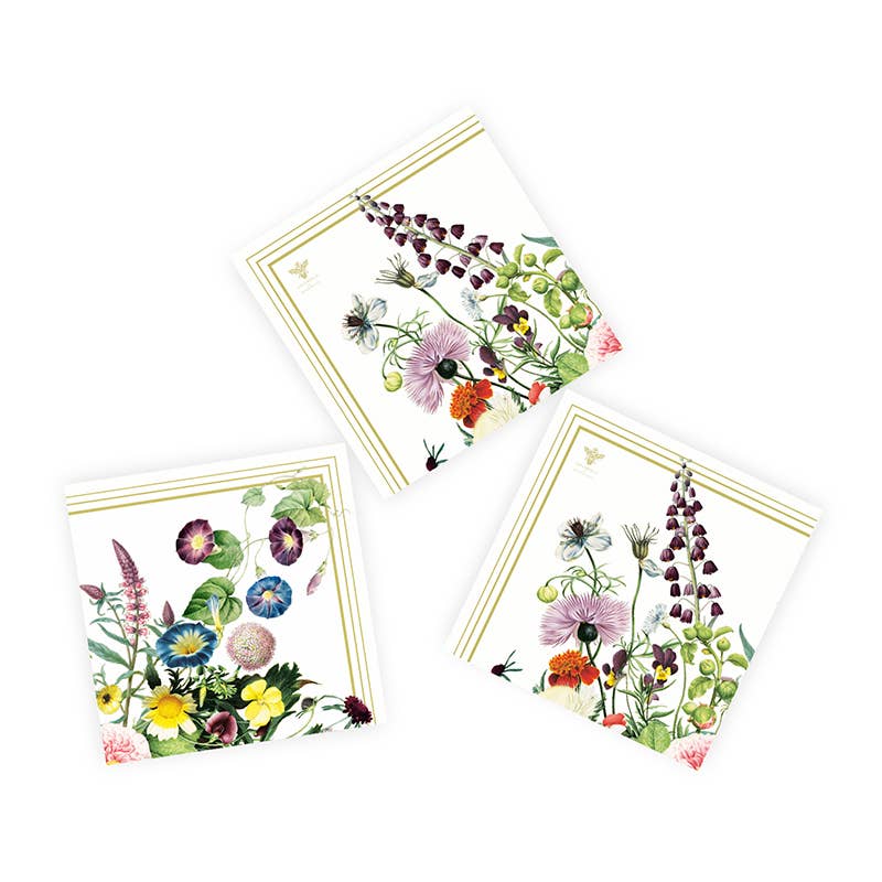 Flower Garden Paper Napkins | Putti Fine Furnishings Canada