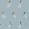 Winter White Hares Wrapping Paper Sheet