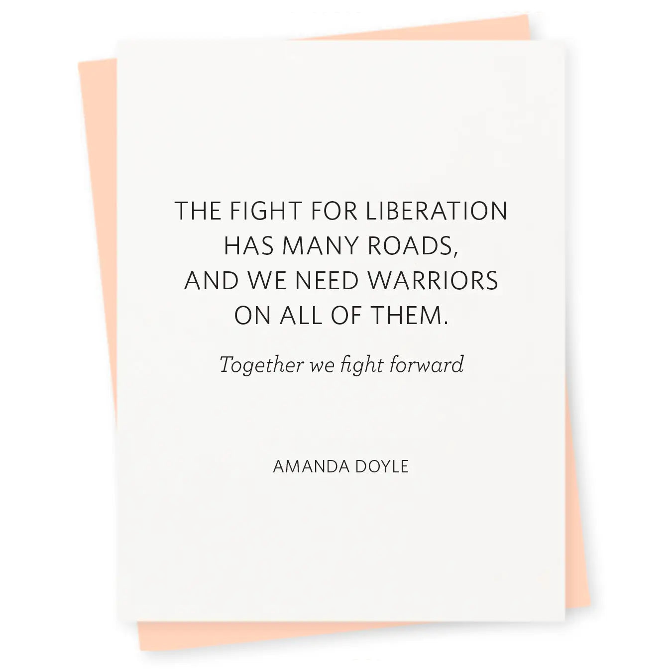 "Doyle" Encouragement Greeting Card