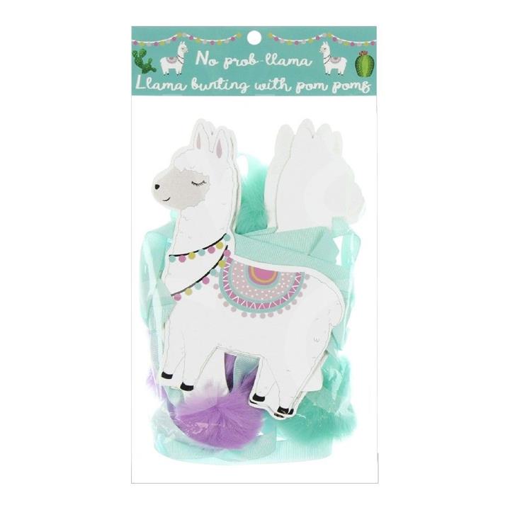 "No Probllama" Llama Garland - Le Petite Putti Canada