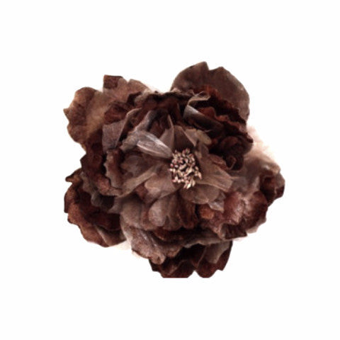  Miss Rose Sister Violet Cabbage Rose - Chocolate, MRSV-Miss Rose Sister Violet, Putti Fine Furnishings