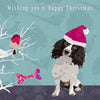 Sally Scaffardi Design "Wishing you a Happy Christmas" King Charles Christmas Greeting Card