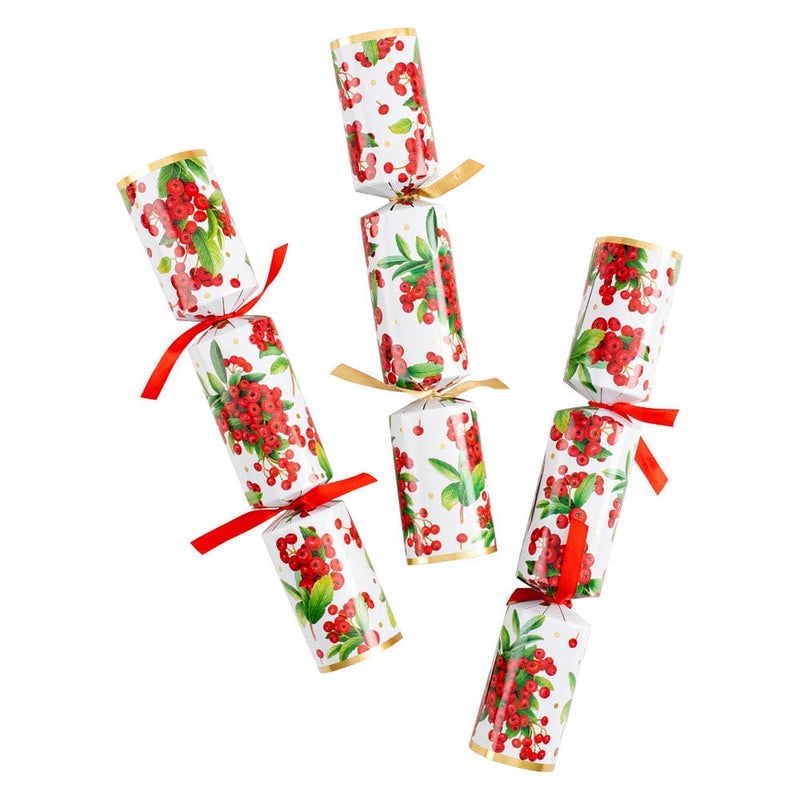 Caspari Christmas Berry Christmas Crackers | Putti Christmas Canada 
