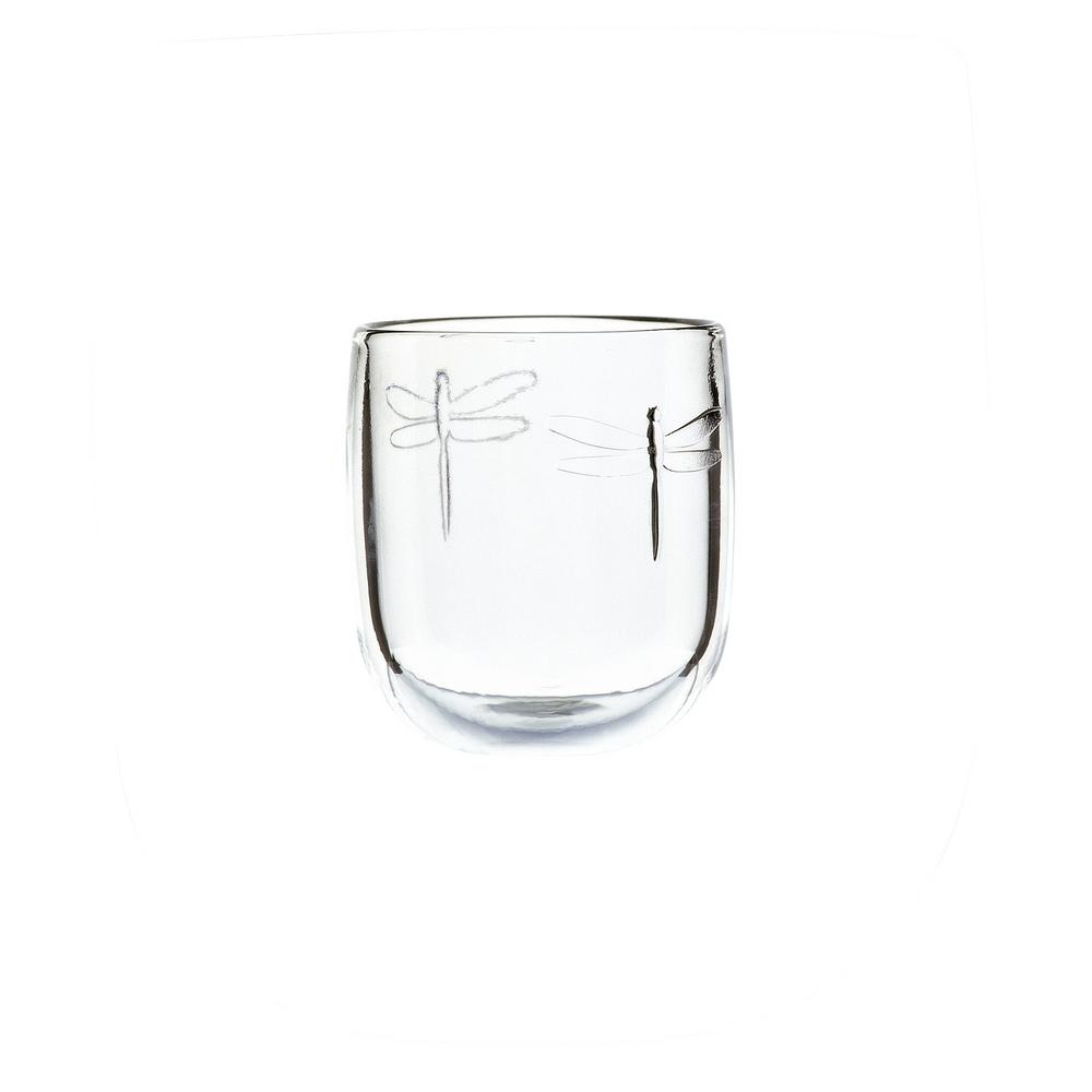 La Rocher Glassware Dragonfly Tumbler 10oz | Putti Fine Furnishings