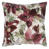 Poinsettia Velvet Pillow
