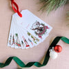 Assorted Christmas Crests Collection Gift Tag Set - No. 3