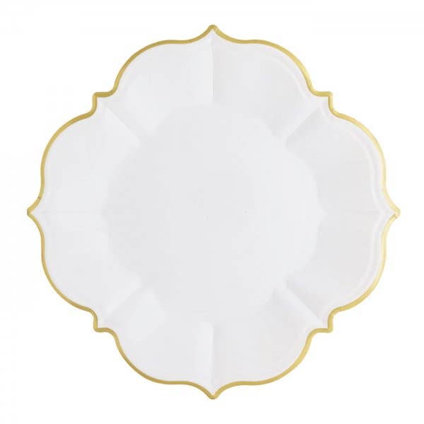 White Lunch Plates