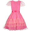 Holly Hastie Cinderella Bright Pink Star Tulle Girls Party Dress