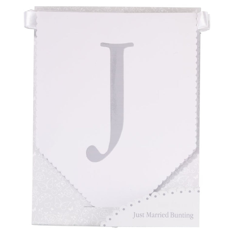 "Just Married" Bunting -  Party Supplies - Talking Tables - Putti Fine Furnishings Toronto Canada - 1