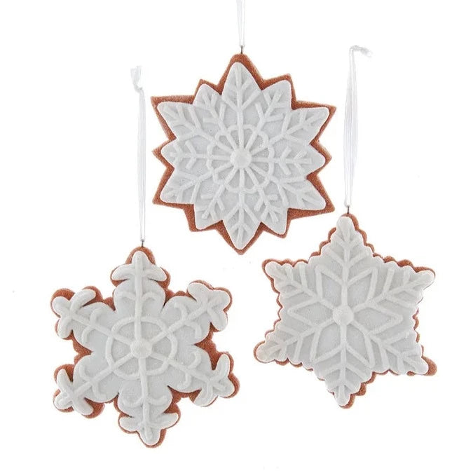 Iced Snowflake Cookie Ornament