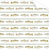 Fly Fishing Trout Wrapping Paper Roll