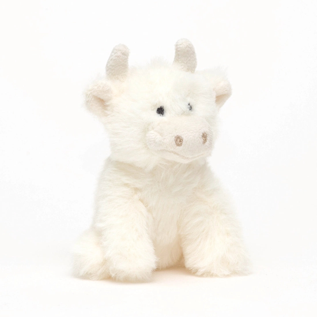 Highland Cow Mini Cream Soft Toy