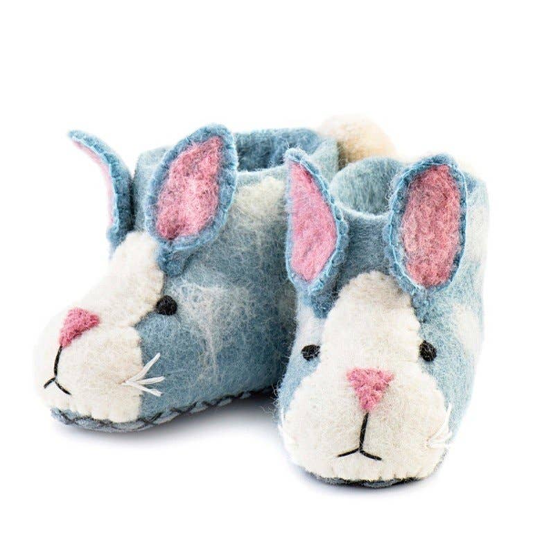 Sew Heart Felt - Rory Rabbit Children's Slippers | Le Petite Putti 